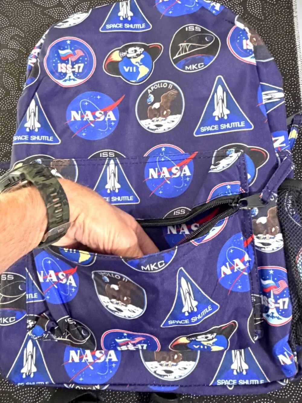 H3Sportgear NASA Kids Medium Logo Backpack